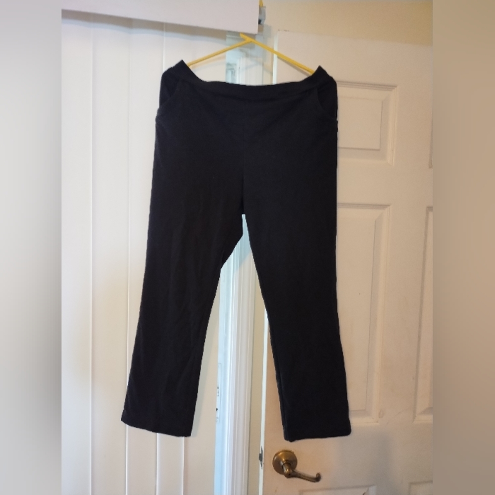 Women's Chico's Zynergy Knit Pant with front pockets Size 1 8-10